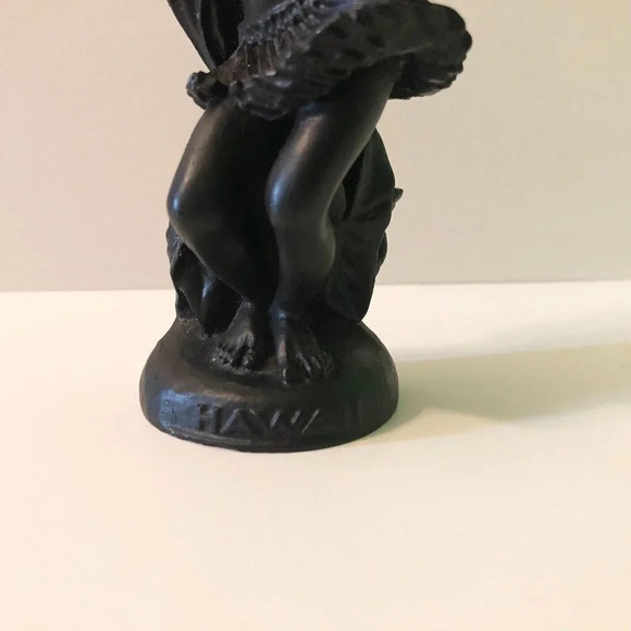 Vintage HIP Hawaiin Hula Dancer Figure Hawaii Tiki Resin Figurine - Picture 3 of 16